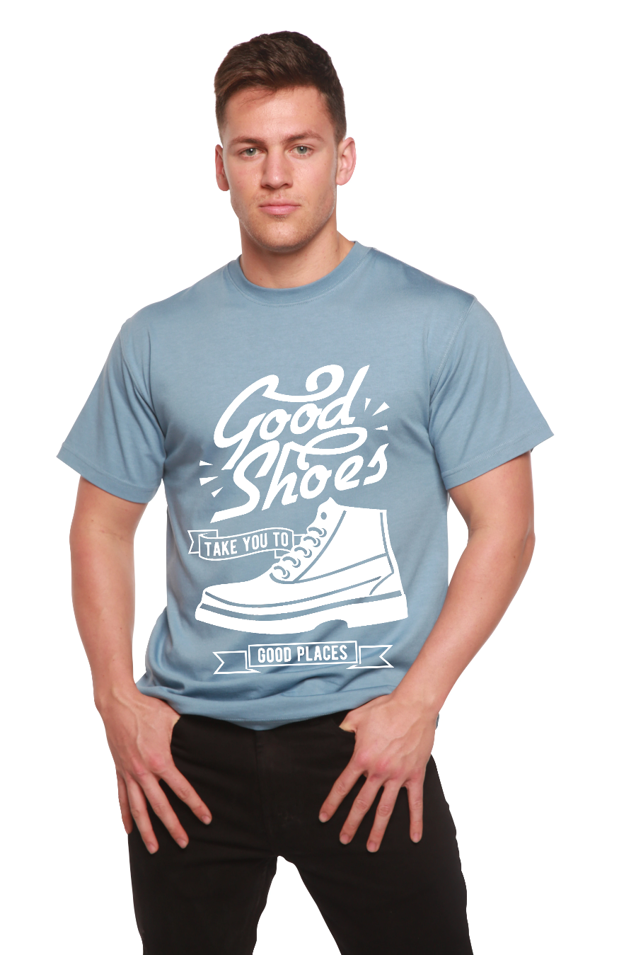 Good Shoes men's bamboo graphic T-shirt – view 10