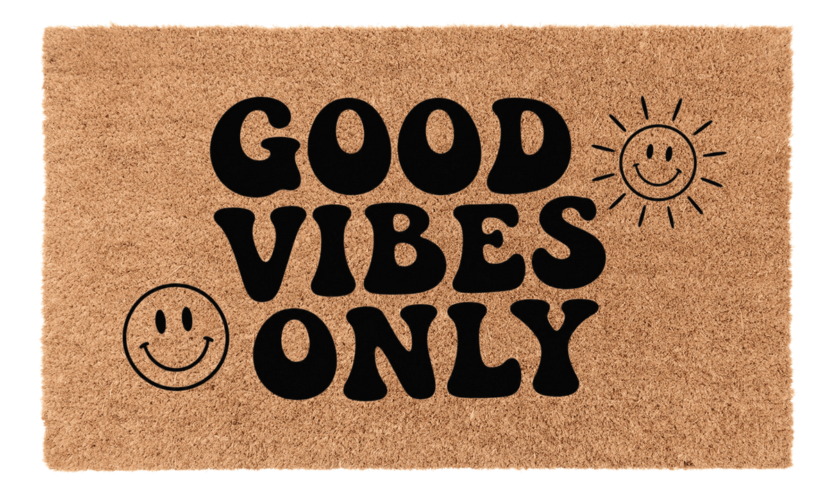 Good Vibes Only Coir MatTorqelo.com