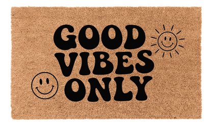 Good Vibes Only Coir MatTorqelo.com