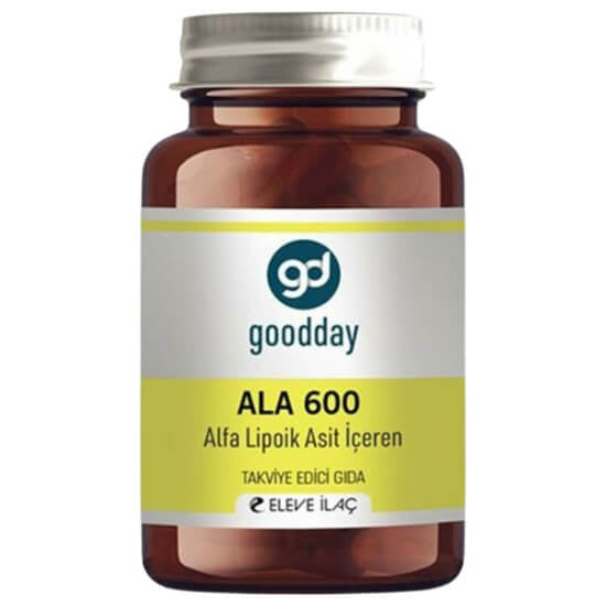 Goodday Alpha Lipoic Acid ALA 600mg Supplement 60 Caps by Beauty Care Bag