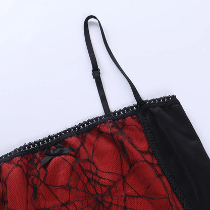 Gothic Spider Lace Cami TopTopsTorqelo.com
