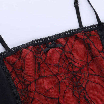 Gothic Spider Lace Cami TopTopsTorqelo.com