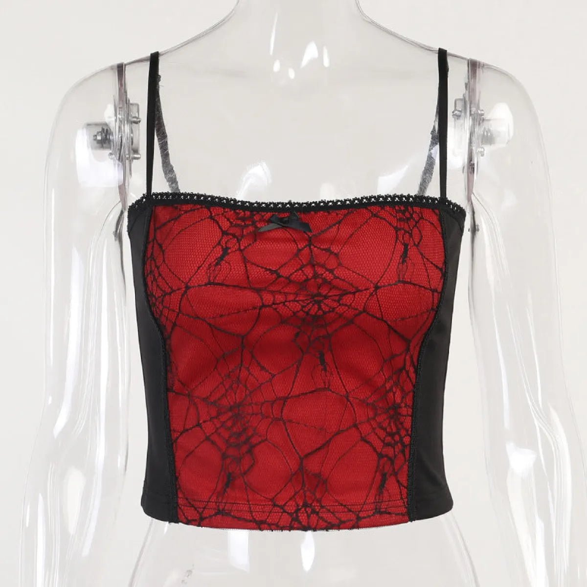 Gothic Spider Lace Cami TopTopsTorqelo.com