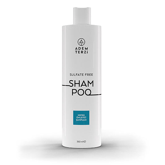 Adem Terzi: Sulfate-Free Anti-Dandruff Shampoo - Natural Itchy Scalp Relief, Herbal Keratin & Vitamin B for Dry Scalp & Hair (8.45 fl oz) by Beauty Care Bag