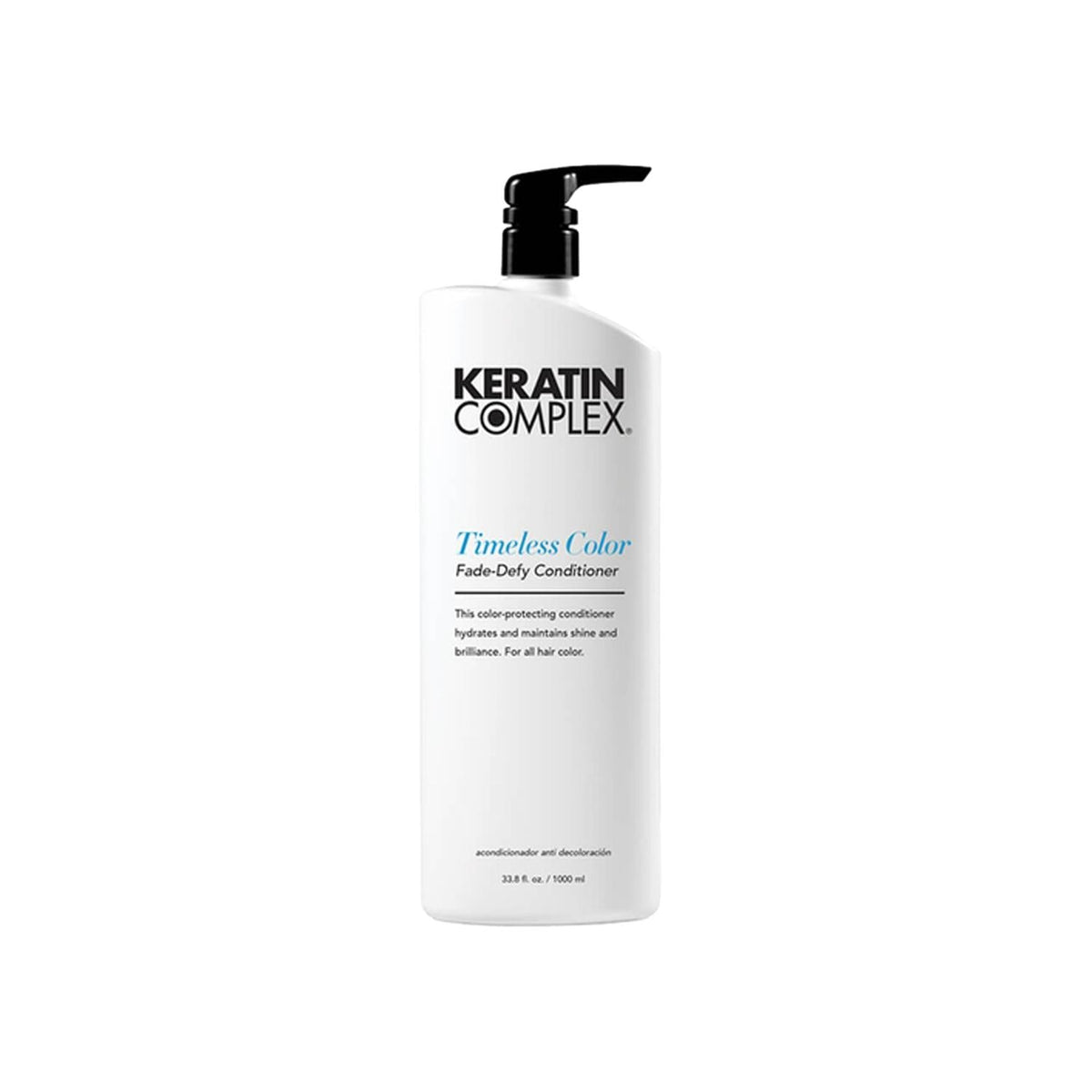 Keratin Complex Timeless Color Protecting Hair Cream 400ml - Nourishes Colored Hair, Maintains Vibrancy by Beauty Care Bag
