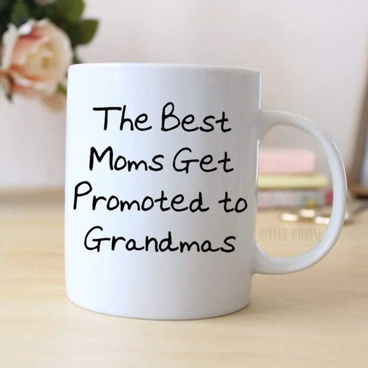 Grandma Coffee Mug - New Grandma Gift - Grandmother Coffee Mug - Pregnancy Announcement by Joyful Moose
