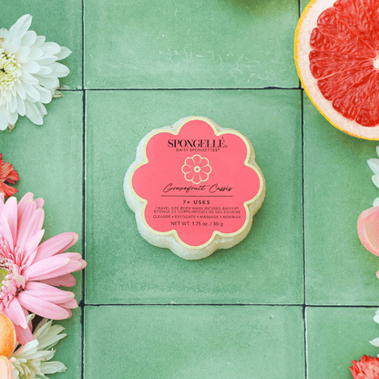 Grapefruit Cassis | Daisy SpongetteBody Wash Infused BufferTorqelo.com
