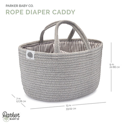 Rope Diaper Caddy by Parker Baby Co.