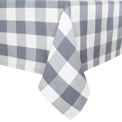 Checkered Cotton Plaid Tablecloth by Organic Cotton Mart