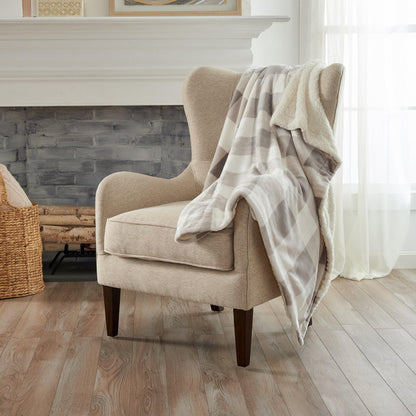 Velvet Plush Sherpa Luxury Bed Blanket - Cielo Collection by Great Bay Home