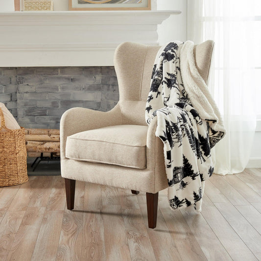 Velvet Plush Sherpa Luxury Bed Blanket - Cielo Collection by Great Bay Home