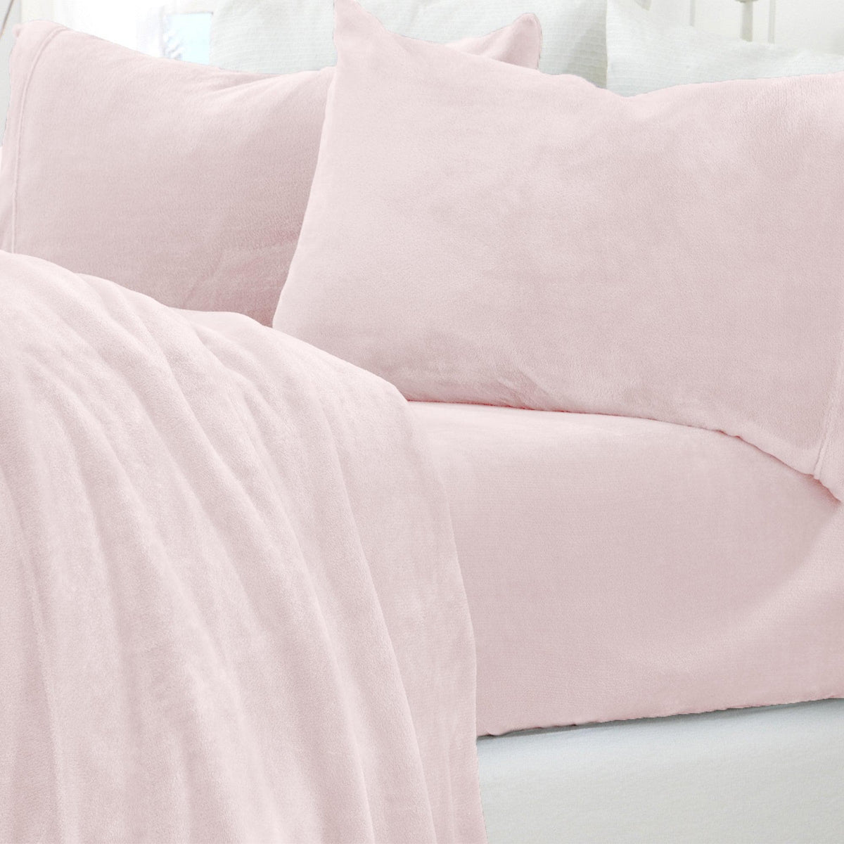 Solid Plush Sheet - Velvet Luxe Collection by Great Bay Home