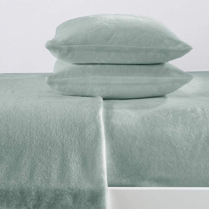 Solid Plush Sheet - Velvet Luxe Collection by Great Bay Home