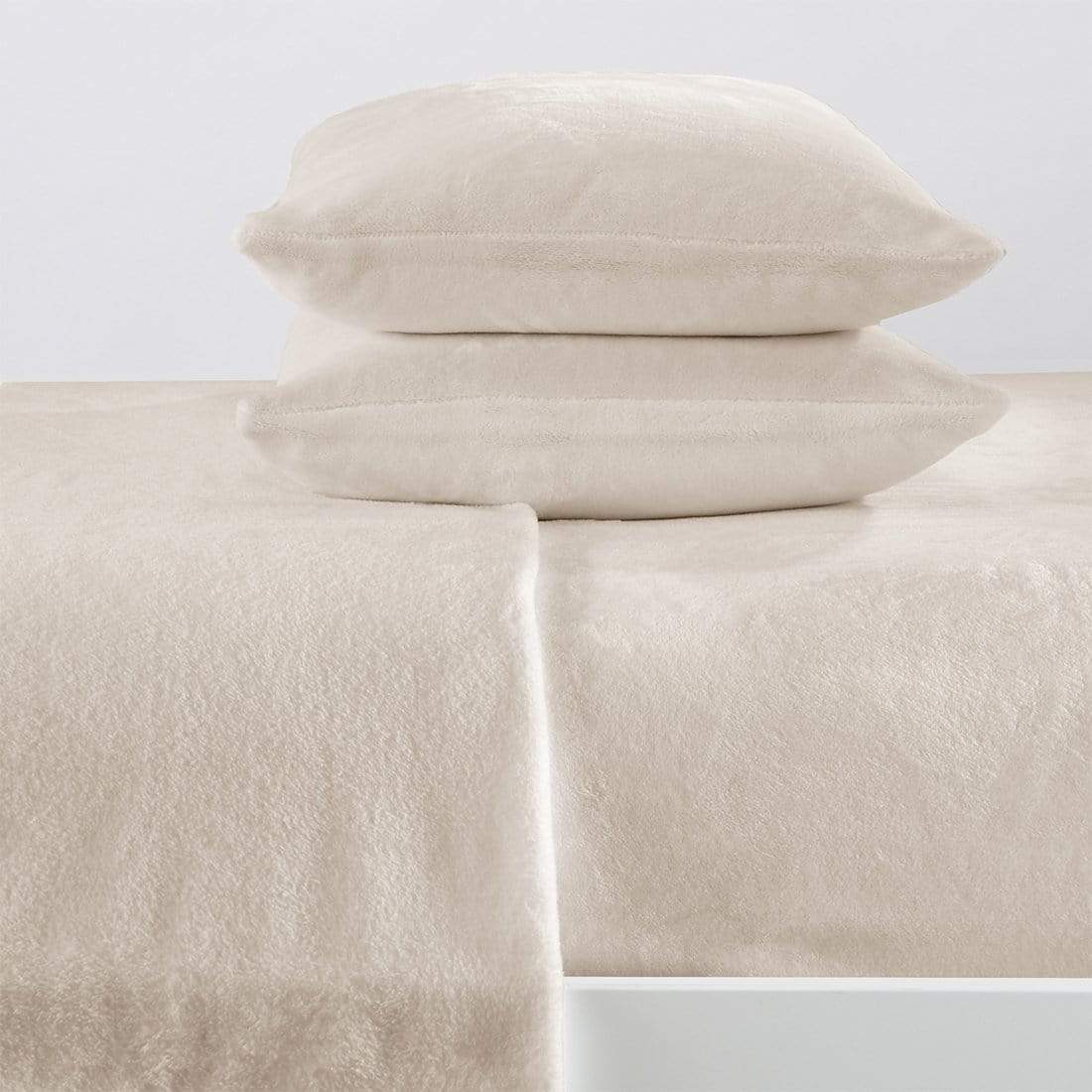 Solid Plush Sheet - Velvet Luxe Collection by Great Bay Home