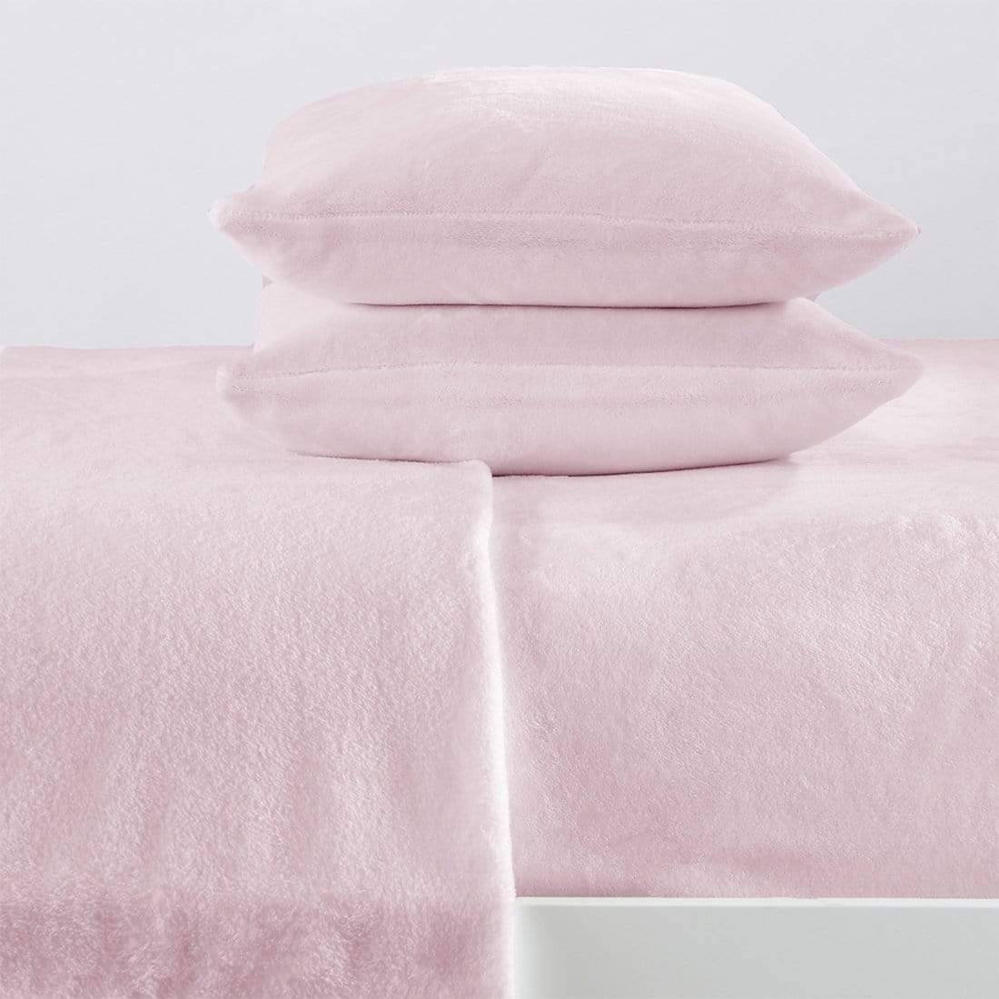 Solid Plush Sheet - Velvet Luxe Collection by Great Bay Home