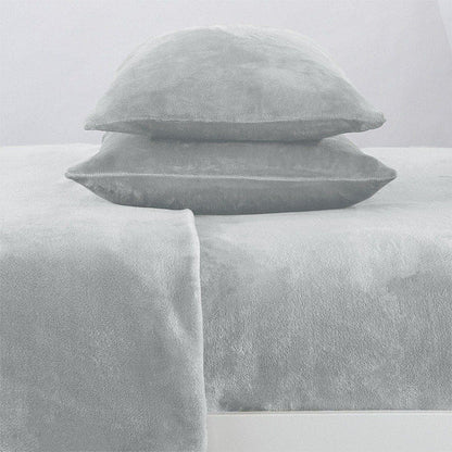 Solid Plush Sheet - Velvet Luxe Collection by Great Bay Home
