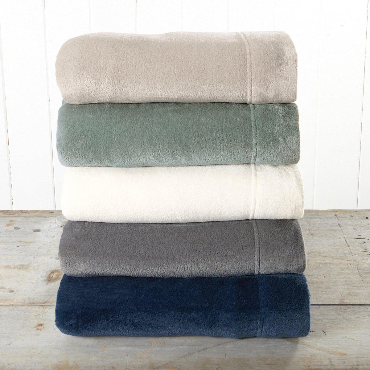 Solid Plush Sheet - Velvet Luxe Collection by Great Bay Home