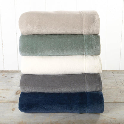 Solid Plush Sheet - Velvet Luxe Collection by Great Bay Home