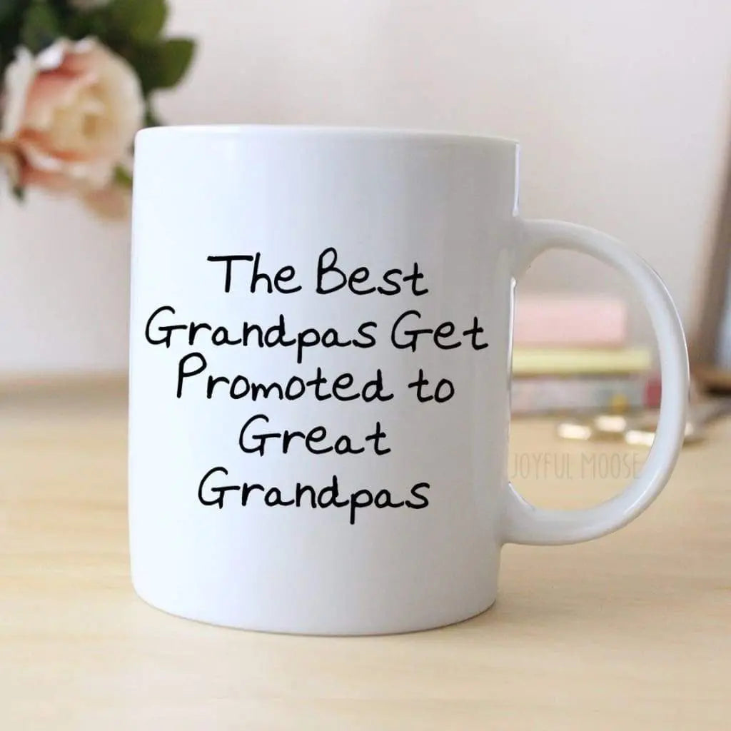 Great Grandpa Coffee Mug - Pregnancy Announcement Gift - Great Grandfather Coffee Mug by Joyful Moose