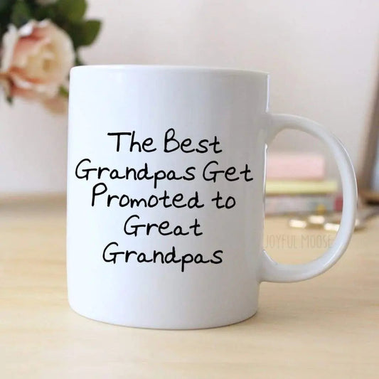 Great Grandpa Coffee Mug - Pregnancy Announcement Gift - Great Grandfather Coffee Mug by Joyful Moose