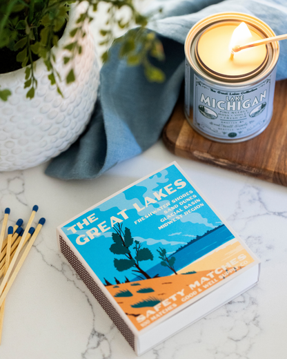Great Lakes Vintage National Park Cabin Matches by Good & Well Supply Co.
