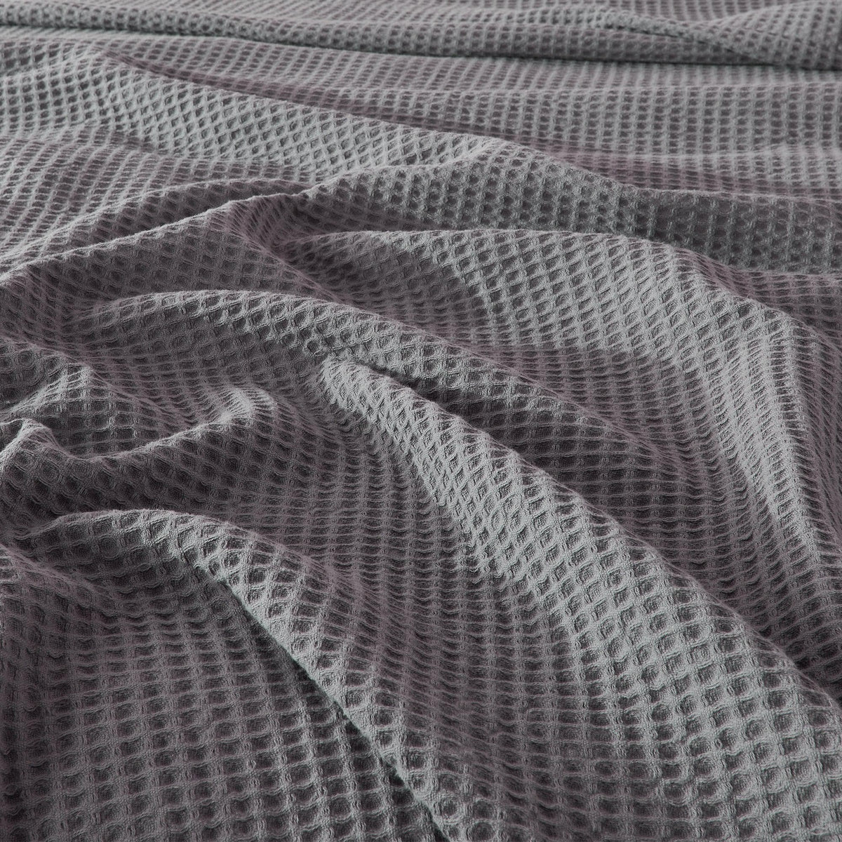 Great Bay Home Mikala cotton waffle weave blanket, view 7