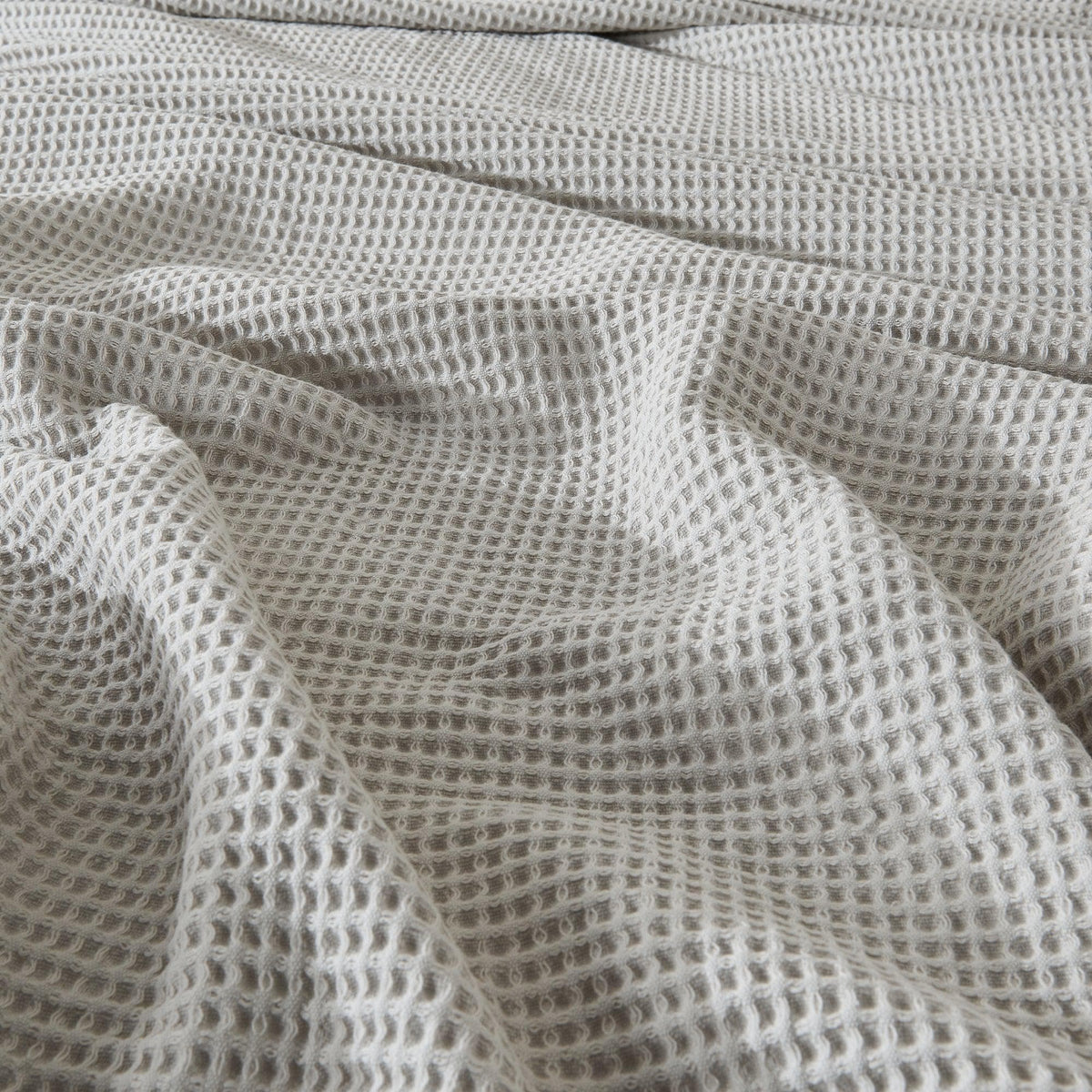 100% Cotton Waffle Weave Blanket - Mikala Collection by Great Bay Home