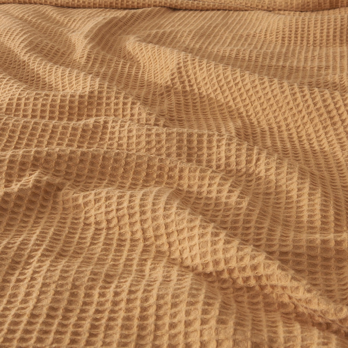 100% Cotton Waffle Weave Blanket - Mikala Collection by Great Bay Home