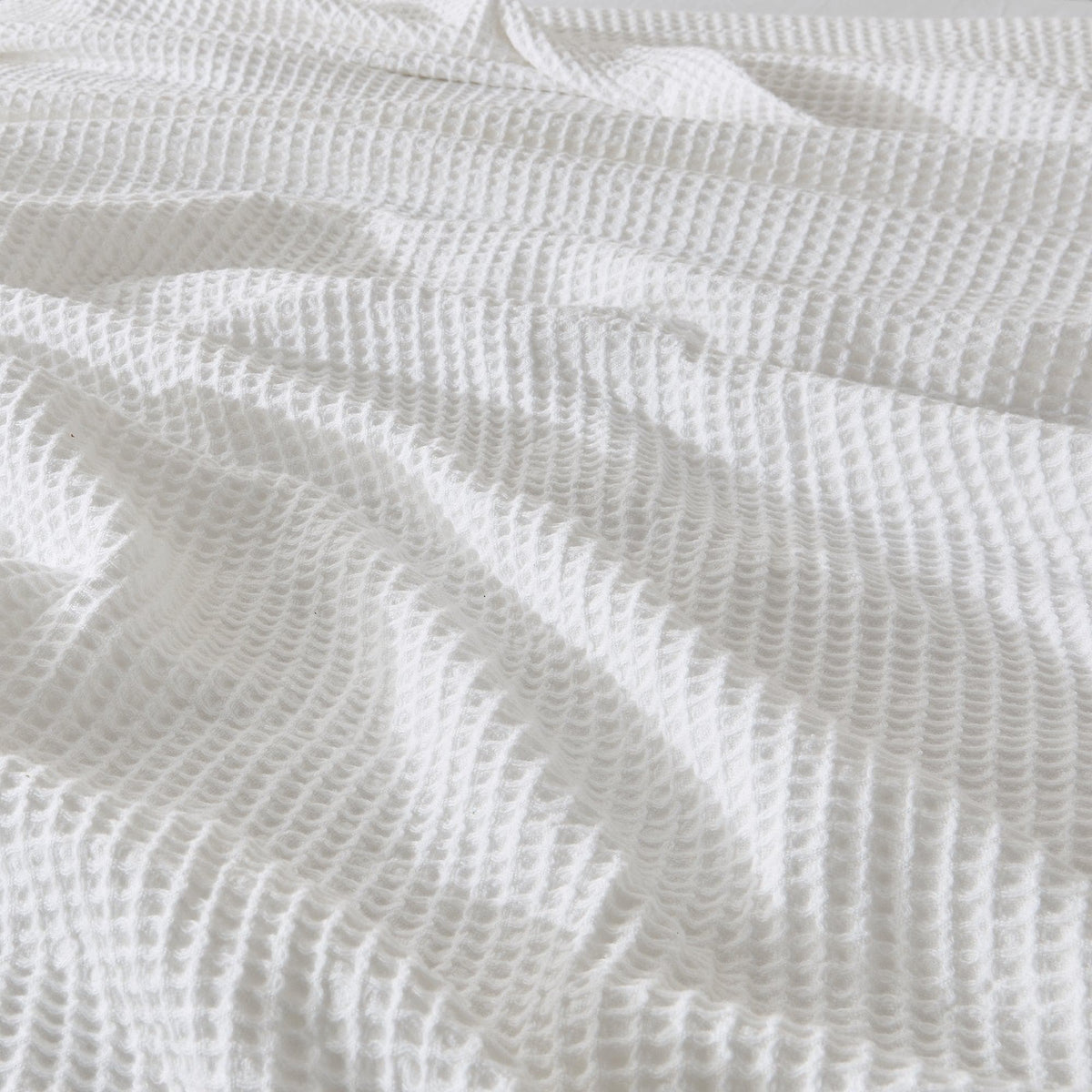 100% Cotton Waffle Weave Blanket - Mikala Collection by Great Bay Home