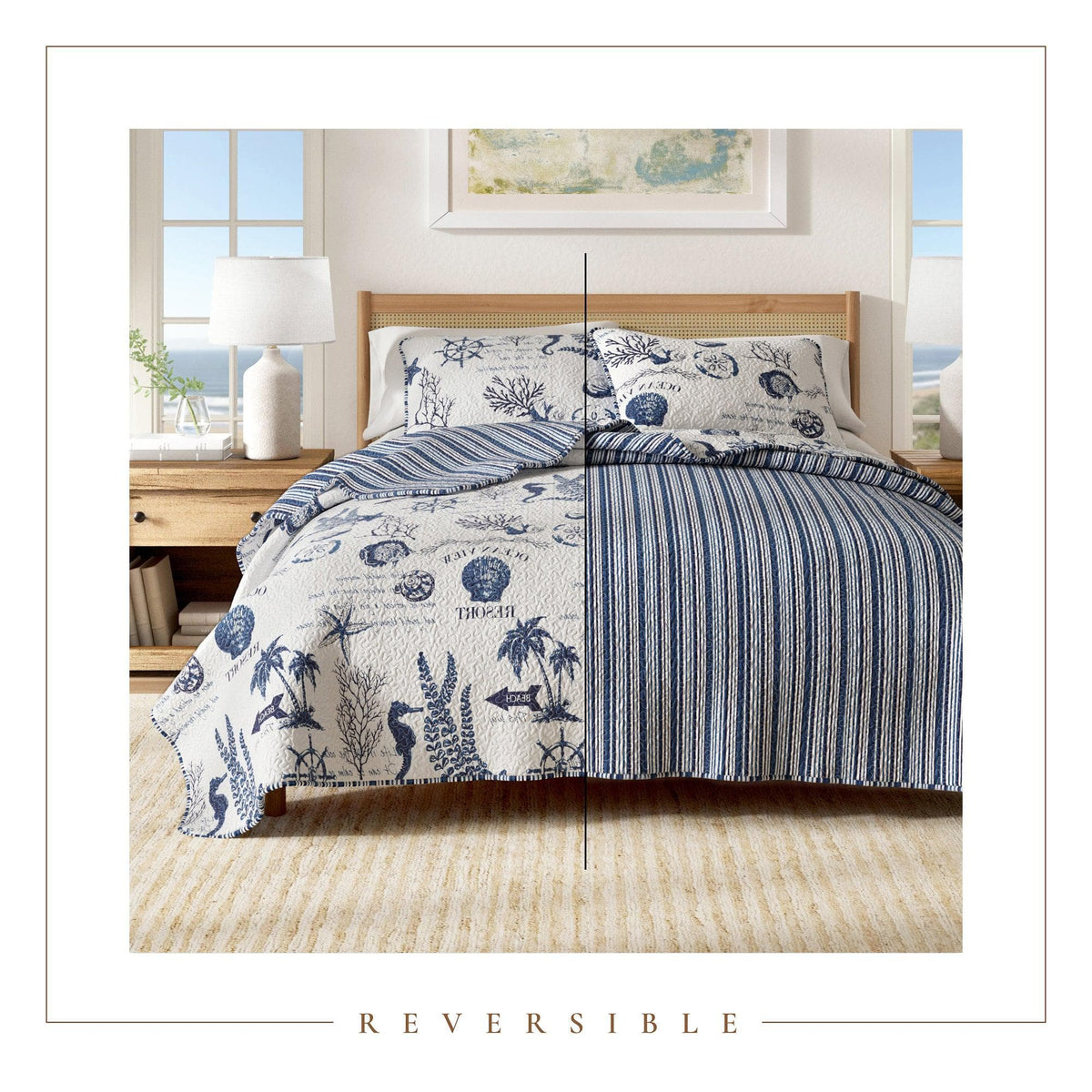 Coastal Quilt - Catalina Collection by Great Bay Home