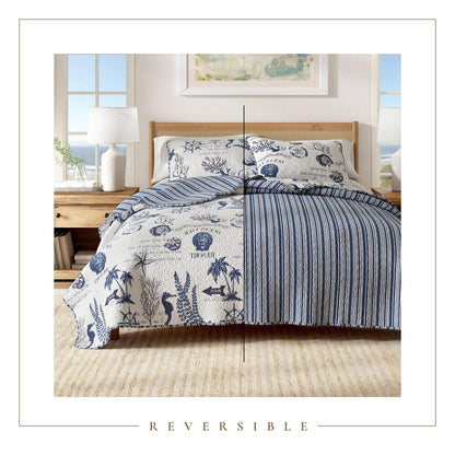 Coastal Quilt - Catalina Collection by Great Bay Home