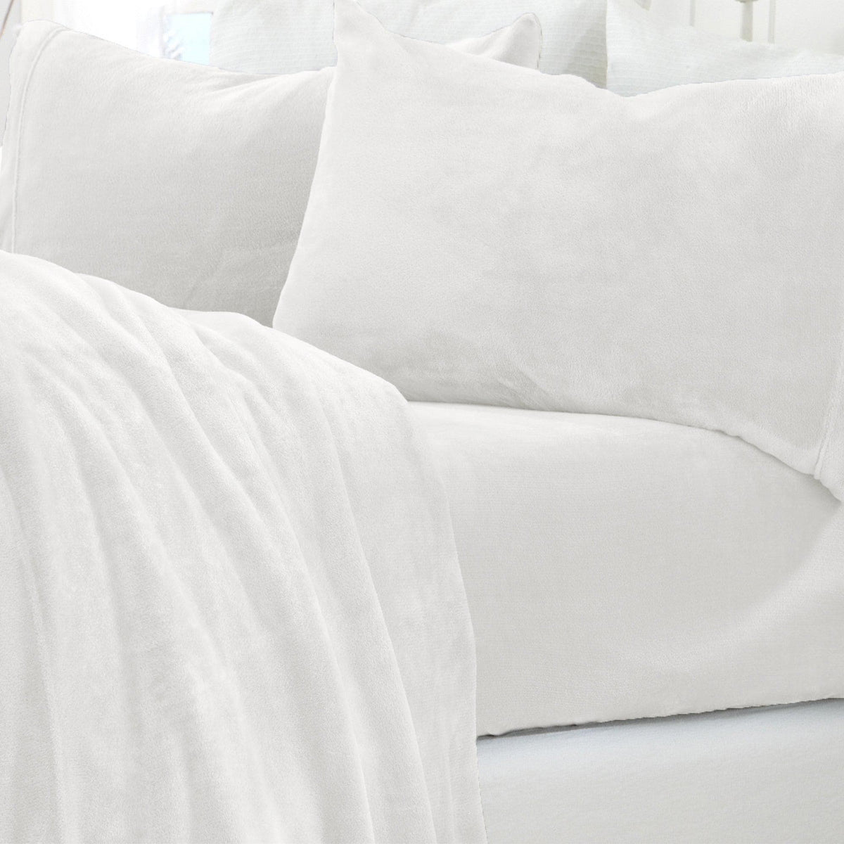 Solid Plush Sheet - Velvet Luxe Collection by Great Bay Home