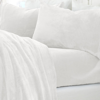 Solid Plush Sheet - Velvet Luxe Collection by Great Bay Home