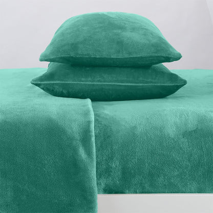 Solid Plush Sheet - Velvet Luxe Collection by Great Bay Home