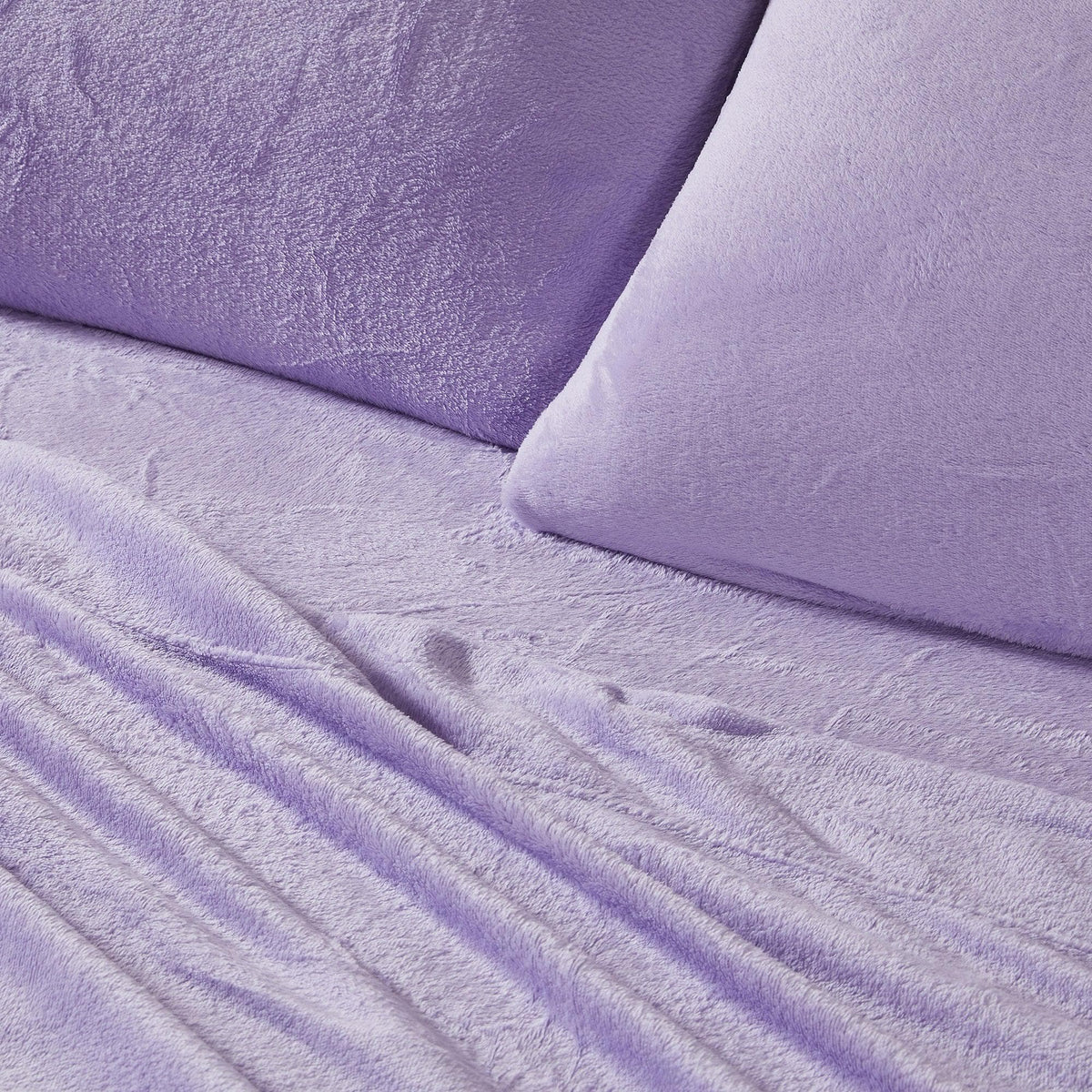 Solid Plush Sheet - Velvet Luxe Collection by Great Bay Home