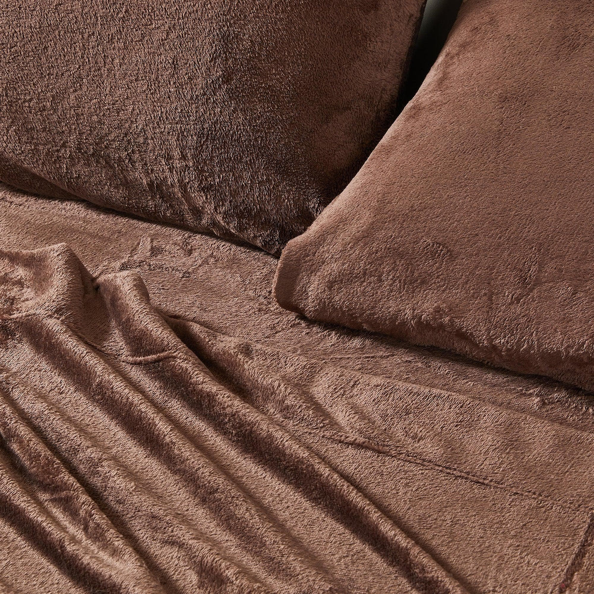 Solid Plush Sheet - Velvet Luxe Collection by Great Bay Home
