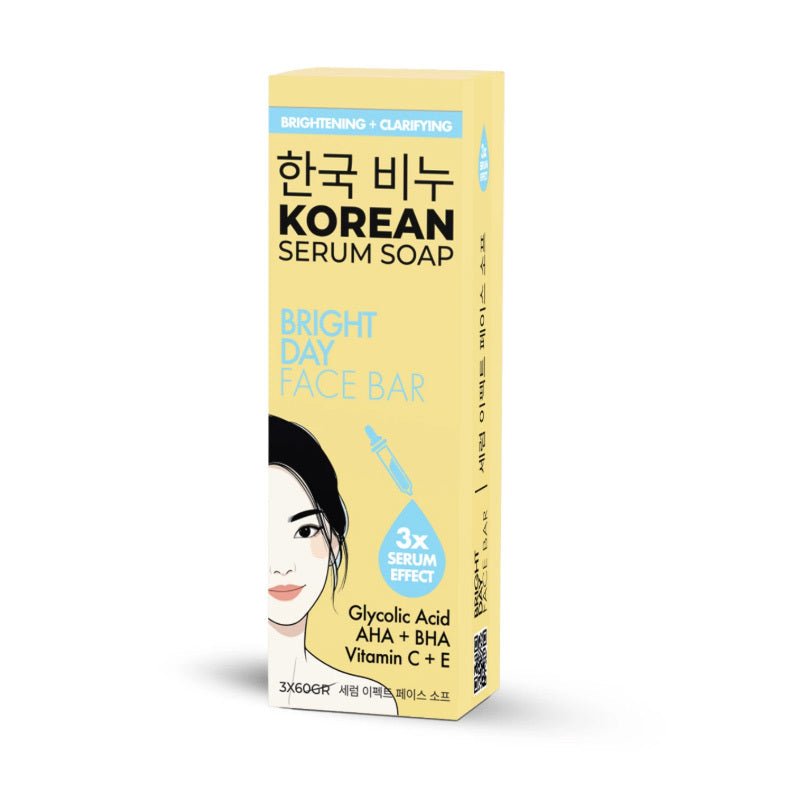 Greenlabel Korean Serum Soap Vitamin Day Face Bar 3x60gSkincareTorqelo.com