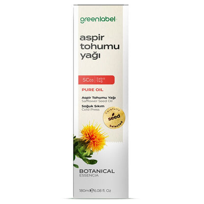 Greenlabel Safflower Seed Oil for Skin & Hair 180 mlBody CareTorqelo.com