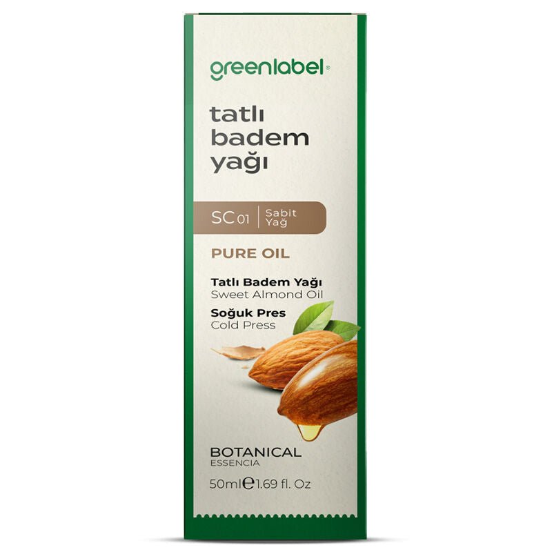 Greenlabel Sweet Almond Oil for Skin & Hair 50 mlBody CareTorqelo.com