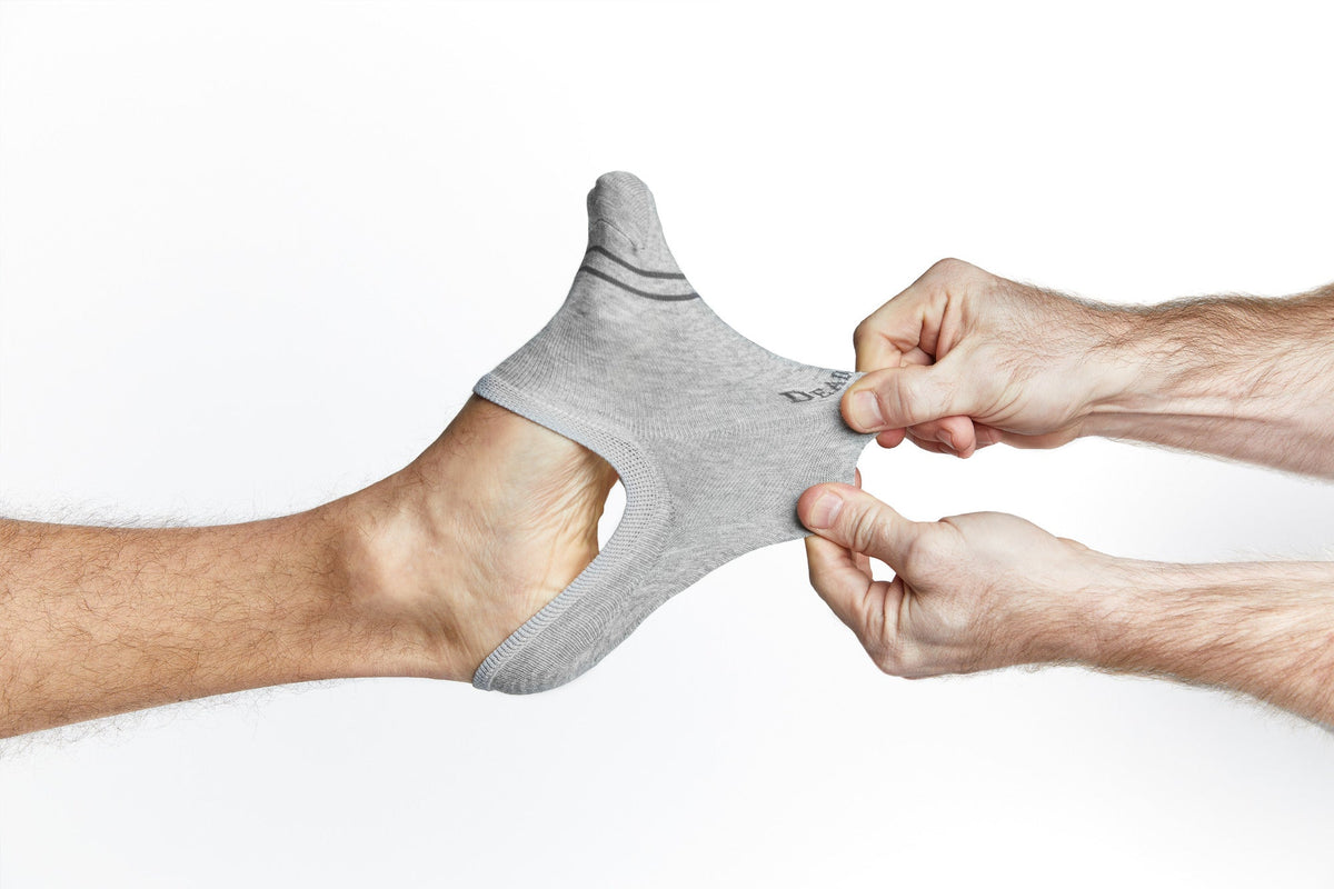 Grey No Show Socks - 3 PackNo Show SocksTorqelo.com