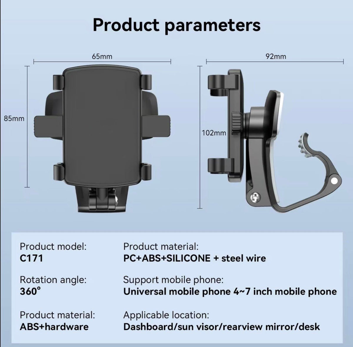 Grip360 Car Phone MountTorqelo.com