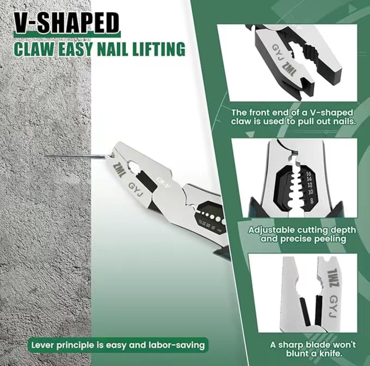 GripMax 6-in-1 PliersTorqelo.com