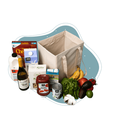 Collapsible Grocery Shopping Bags by Organic Cotton Mart