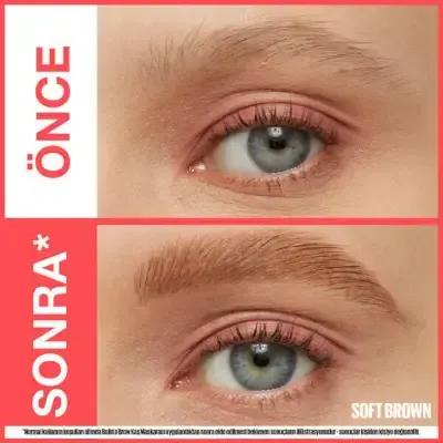 Maybelline Build-A-Brow: 2-in-1 Soft Brown Eyebrow Pen & Setting Gel | Long-Lasting Definition, Easy Application, Natural Look by Beauty Care Bag
