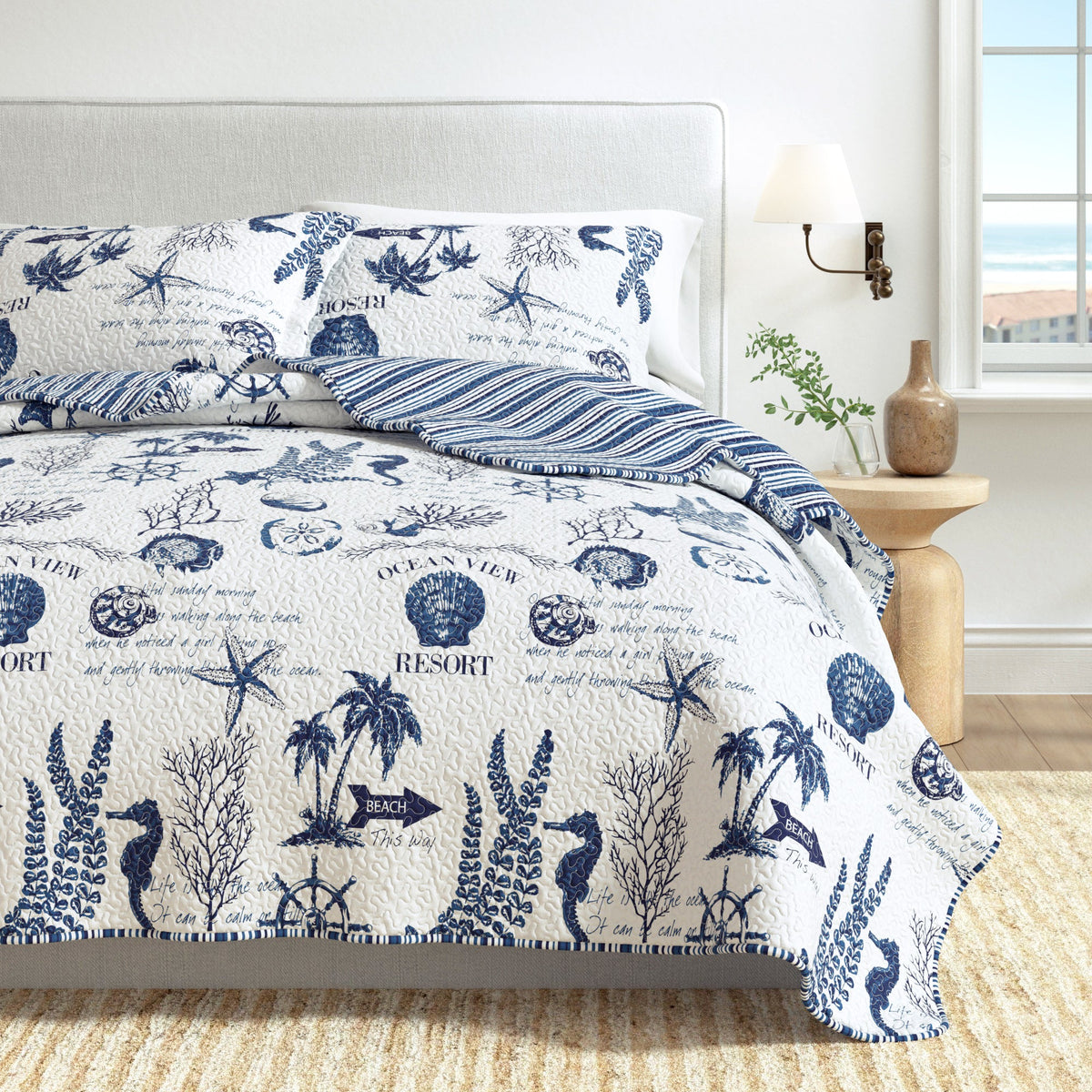 Coastal Quilt - Catalina Collection by Great Bay Home