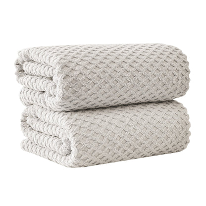 Cotton Diamond Waffle Weave Bath Towel Set - Grayson Collection by Great Bay Home