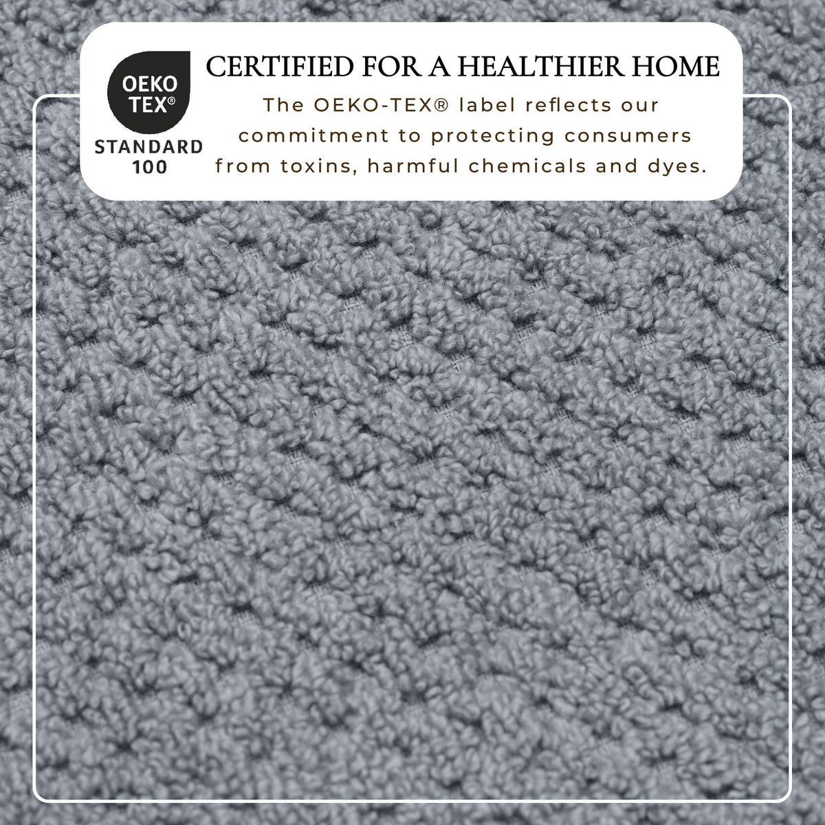 100% Cotton Checkered Jacquard Bath Towel Set - Giuliana Collection by Great Bay Home