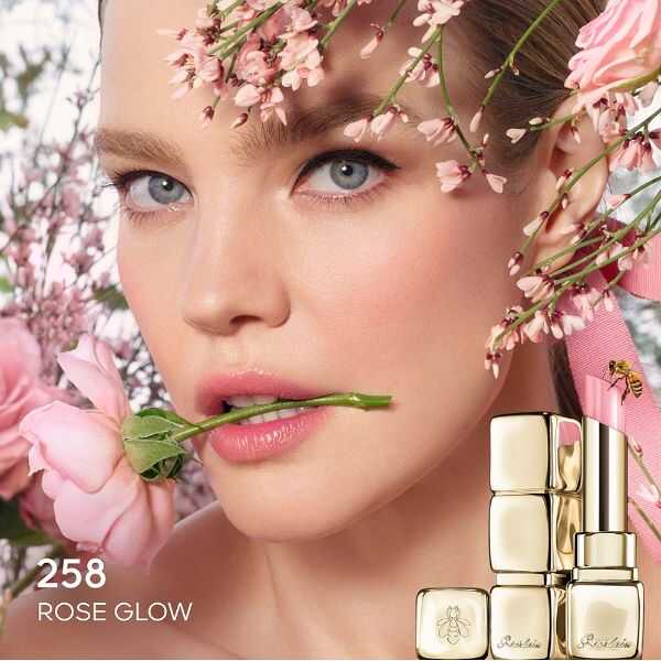 Guerlain Kiss Kiss Bee Glow Lip Balm 258 Rose 3.2g by Beauty Care Bag