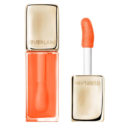 Guerlain Kiss Kiss Bee Glow Oil 319 Peach Lip Oil by Beauty Care Bag
