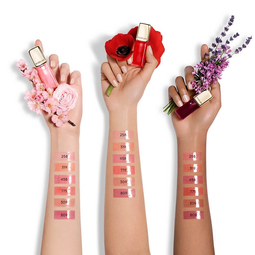 Guerlain Kiss Kiss Bee Glow Oil 775 Poppy Lip Oil 9.5ml by Beauty Care Bag